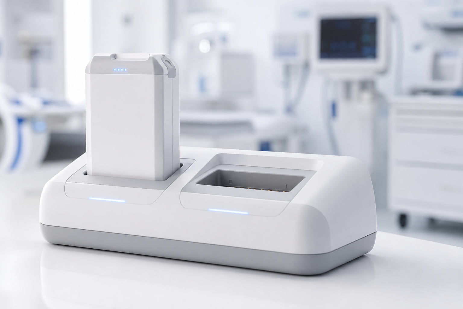 Medical battery and charging dock